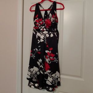 Halter top, A line satin dress Jr. 13